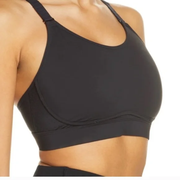 NWOT SPANX HIGH IMPACT SPORTS BRAIN VERY BLACK
